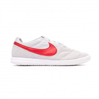 Sapatilha de Futsal Nike Premier II Sala IC Pure platinum-University red-White