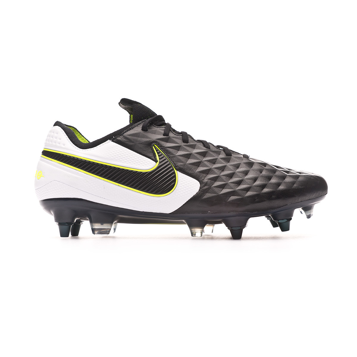 Football Boots Nike Tiempo Legend VIII Elite SG-PRO Anti-Clog Traction  Black-White - Football store Fútbol Emotion