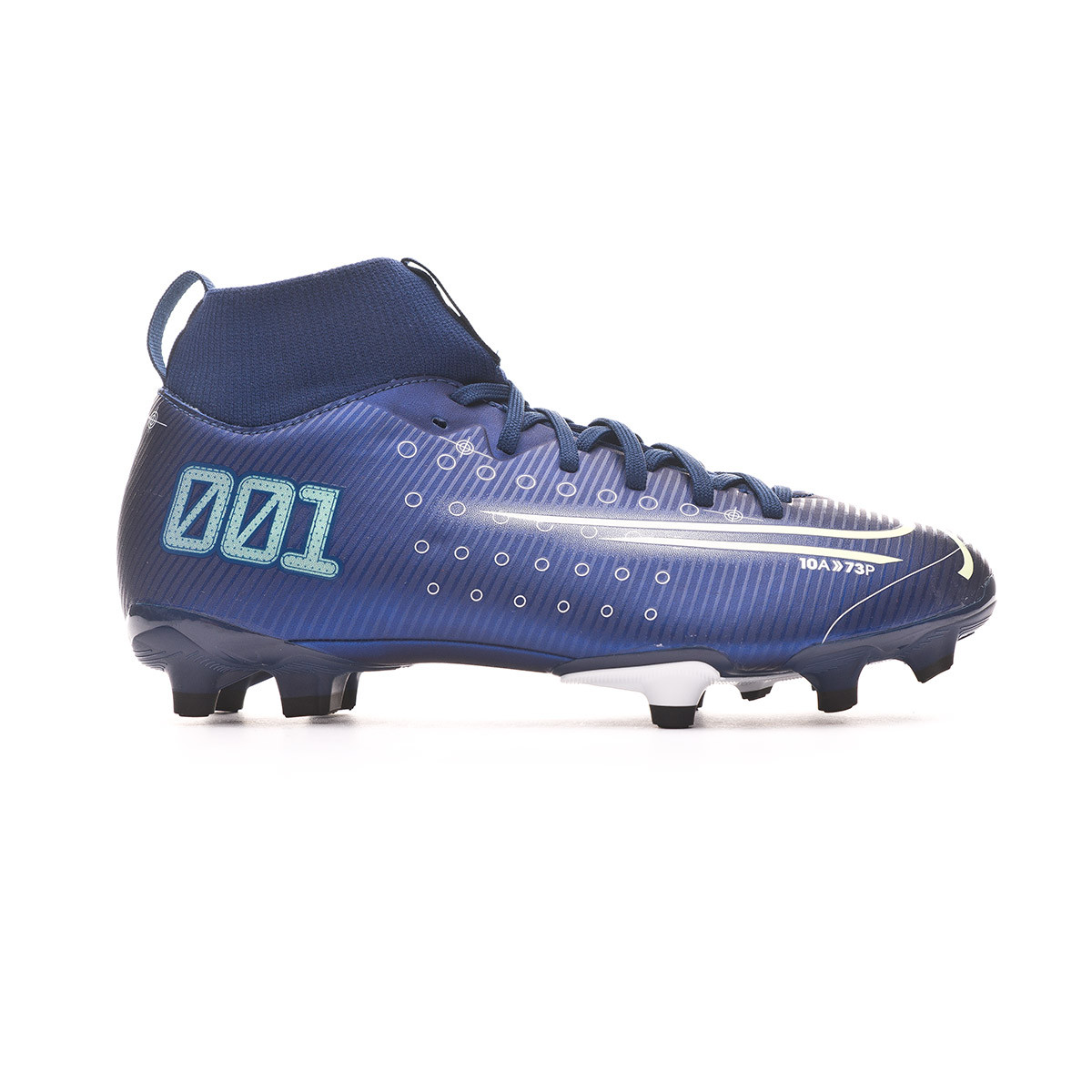 Zapatos de fútbol Nike Mercurial Superfly VII Academy MDS FG/MG Niño Blue  void-Barely volt-White-Black - Tienda de fútbol Fútbol Emotion