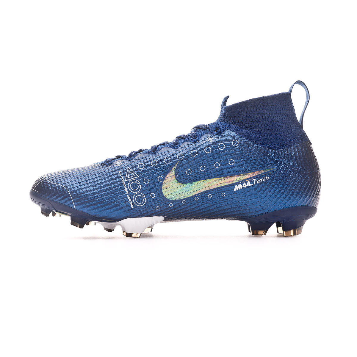 Bota de fútbol Nike Mercurial Superfly VII Elite MDS FG Niño Blue  void-Barely volt-White-Black - Tienda de fútbol Fútbol Emotion