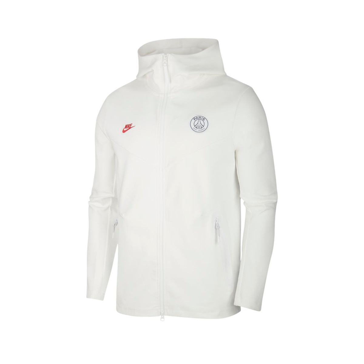 nike psg hoodie white