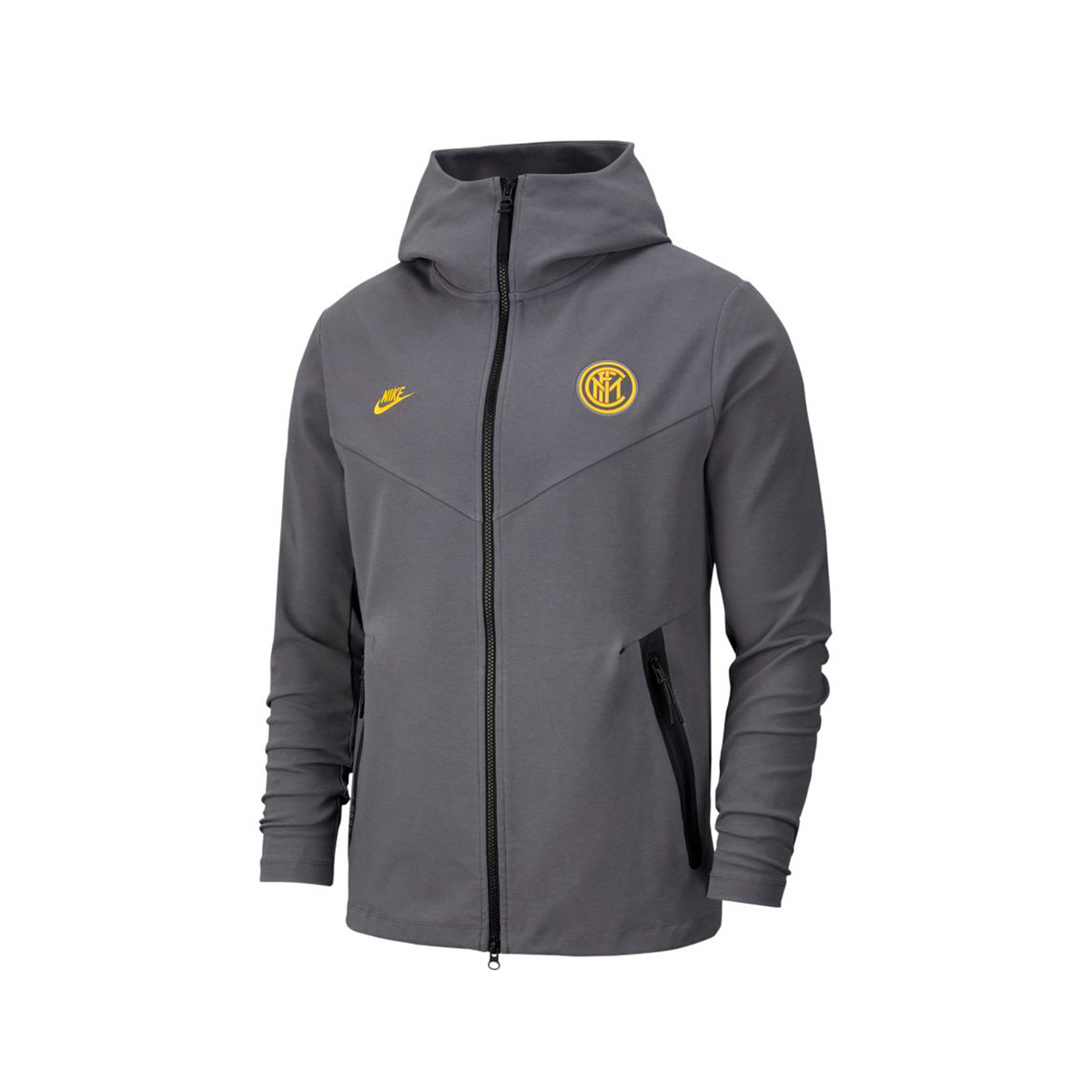 Jacket Nike Con Capucha Inter Milan Nsw Hoodie 2019 2020 Dark Grey