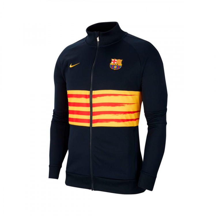 Chaqueta Nike FC Barcelona I96 2019-2020 Dark obsidian-Varsity maize - Fútbol Emotion