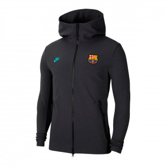 Sweatshirt Nike con Capucha FC Barcelona NSW Tech Hoodie FZ CL 2019-2020 Dark smoke grey-Cabana