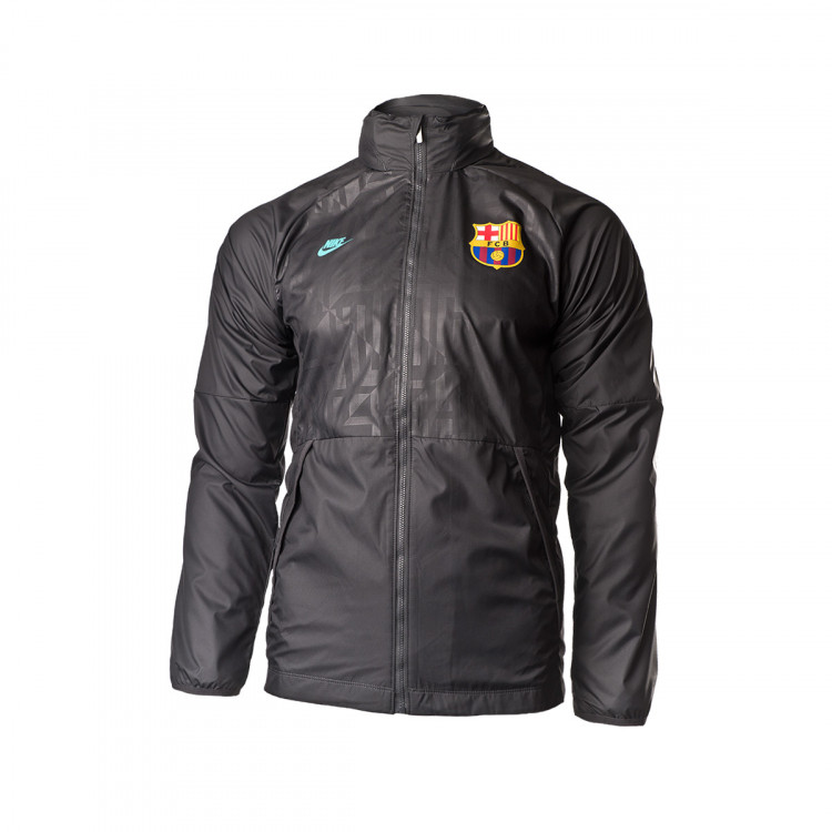 Chaqueta Nike FC Barcelona AWF Lite CL 2019-2020 Dark smoke grey-Cabana - FÃºtbol Emotion