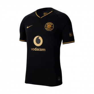 Camisola Nike Kaizer Chiefs FC Breathe Stadium SS Equipamento Alternativo 2019-2020 Black-Truly gold