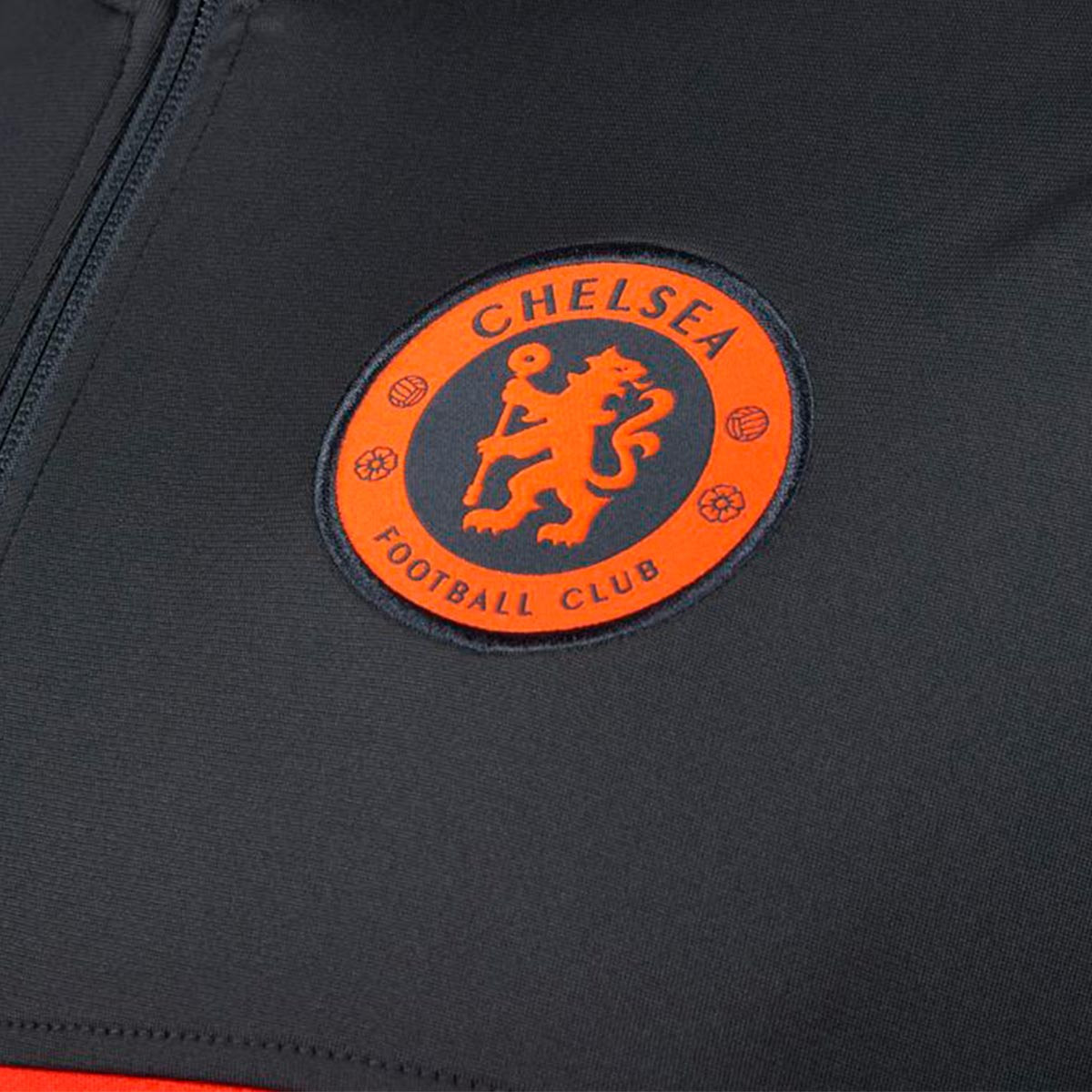 nike football academy track top in orange