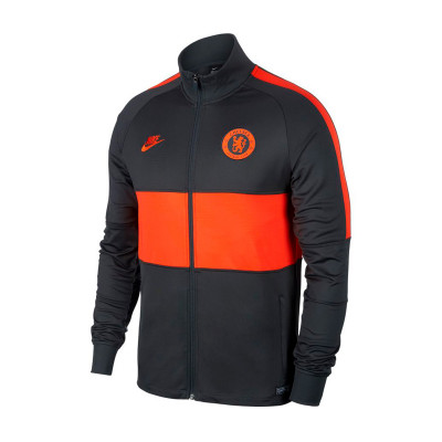 nike football academy track top in orange