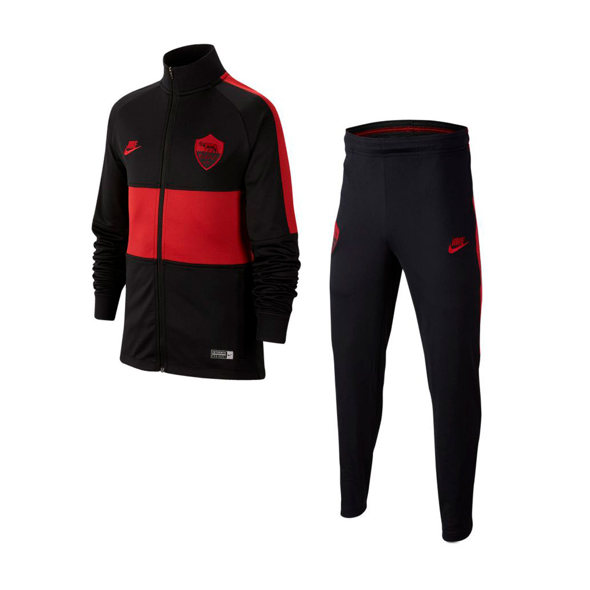 Chándal Nike AS Roma Dry Strike 2019-2020 Niño Black-Crimson Fútbol Emotion