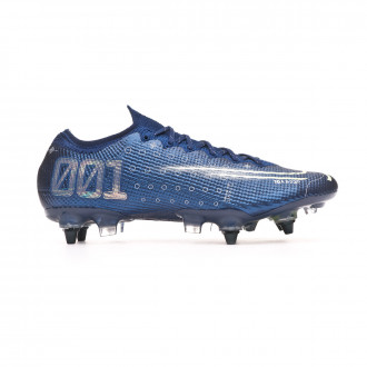 Chuteira Nike Mercurial Vapor XIII Elite MDS SG-Pro ACC Blue void-Barely volt-White-Black