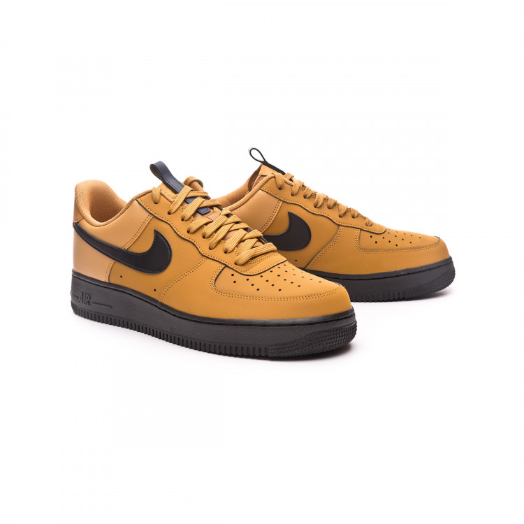 nike air force 1 wheat and black