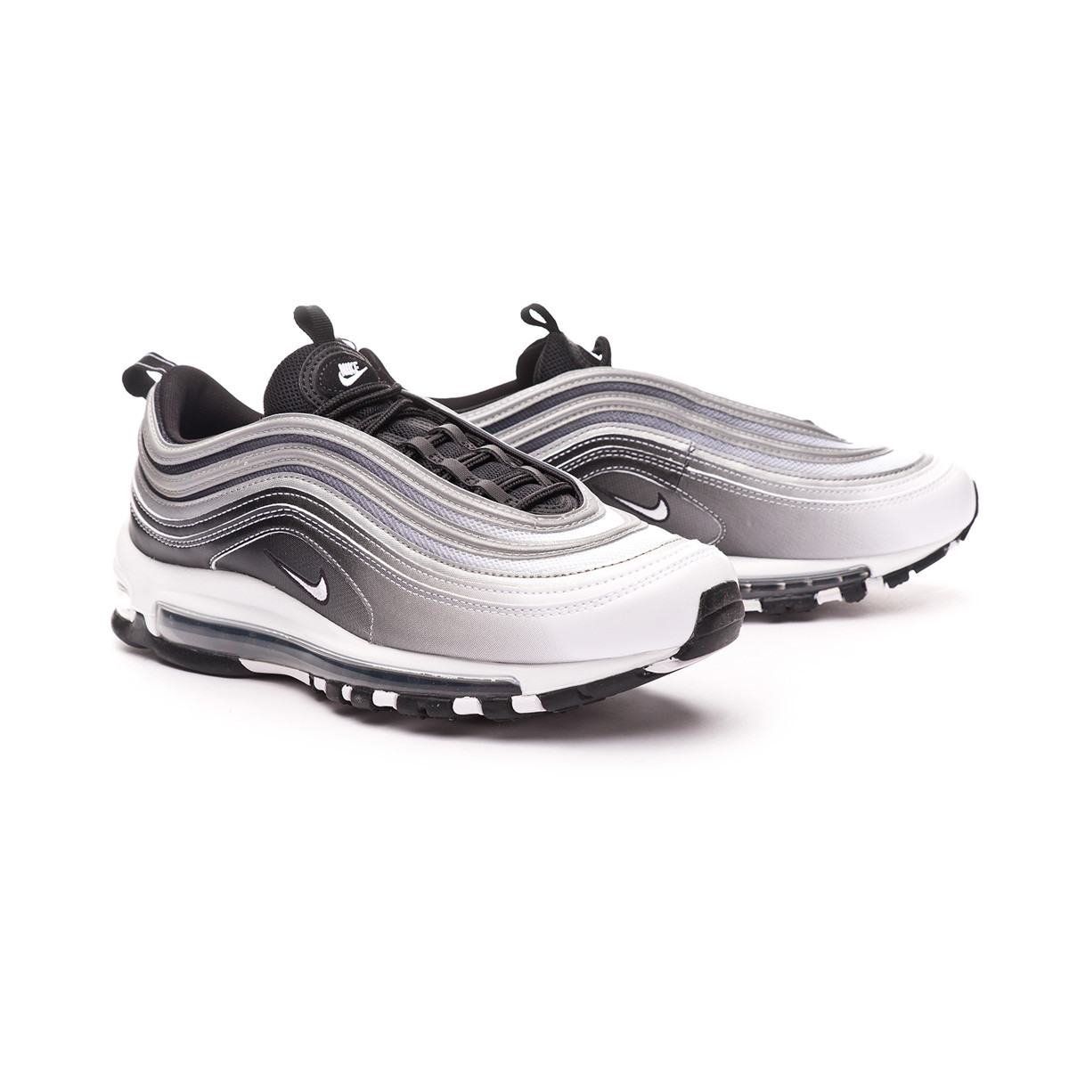air max 97 trainers black red silver