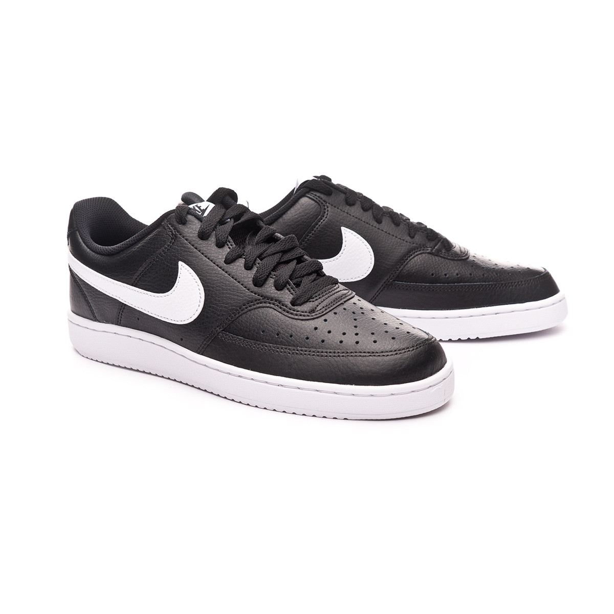 nike court black and white