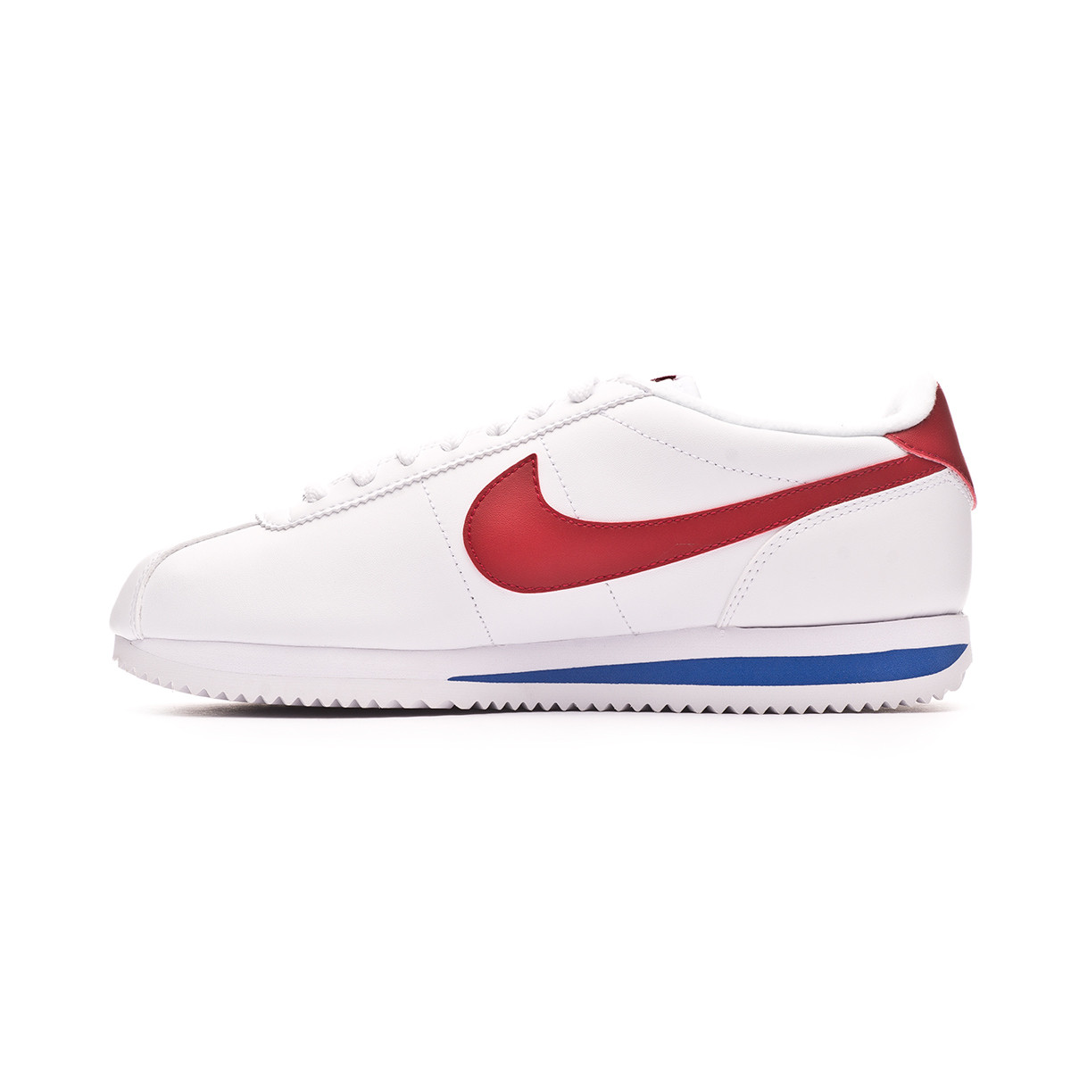 Scarpe Nike Cortez Basic Leather White-Varsity red-Varsity royal