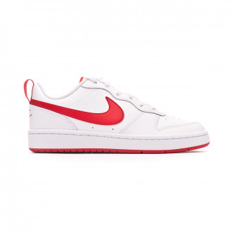 Sapatilha Nike Court Borough Low II Criança White-University red