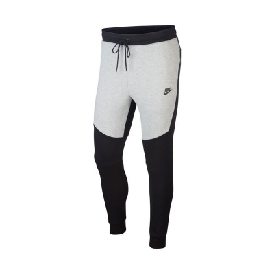grey and black tech fleece
