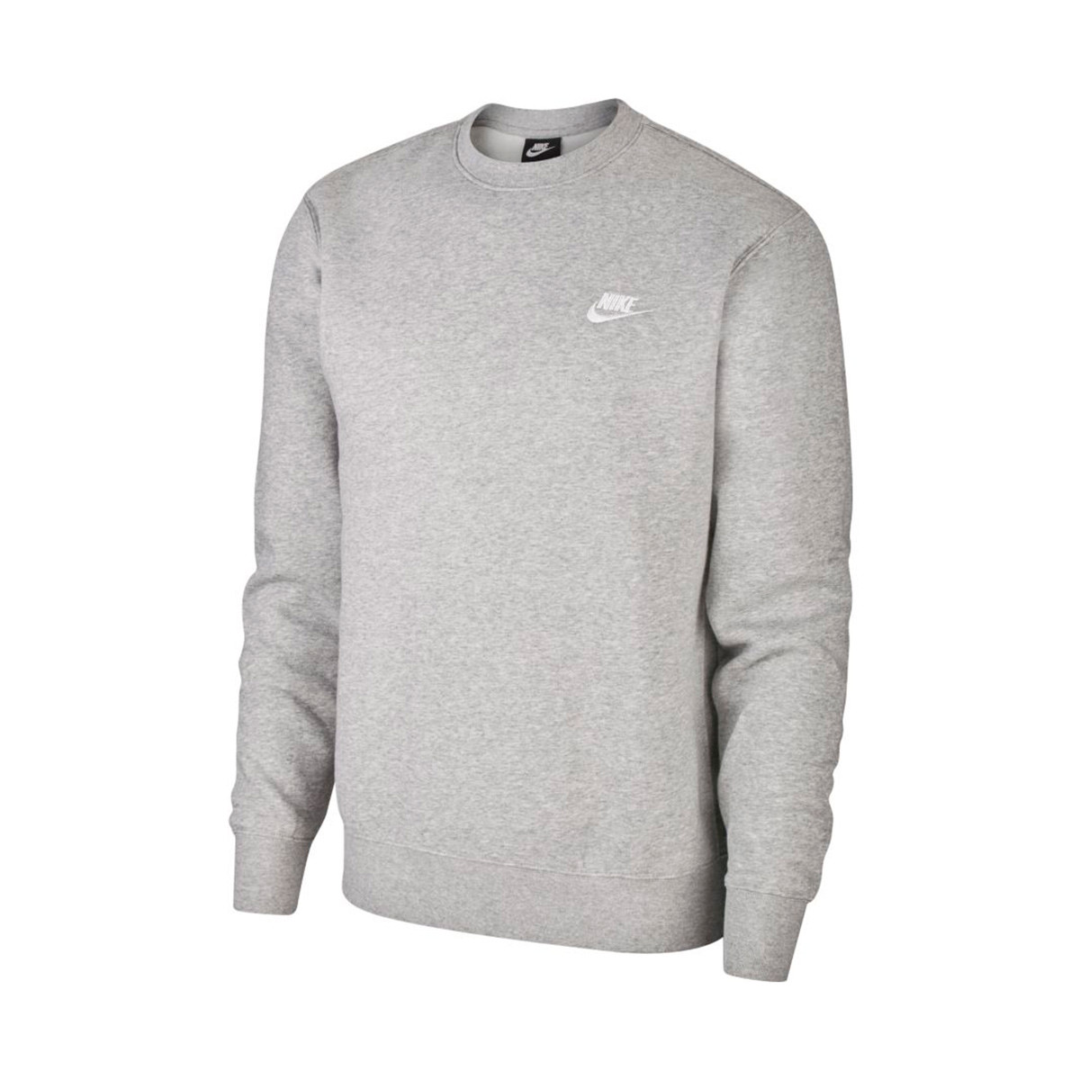 nike club crew sweatshirt white