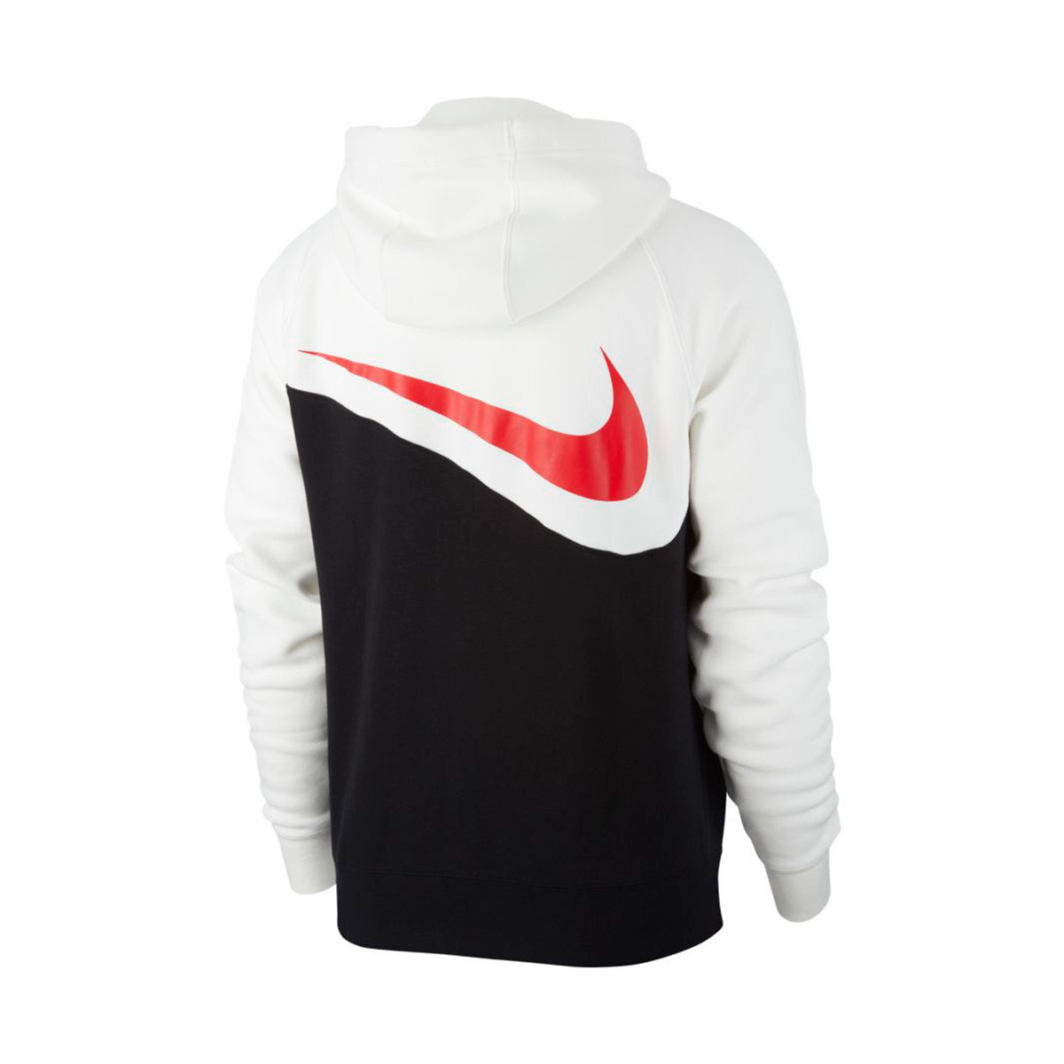 red black and white nike hoodie