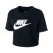 Koszulka Nike Sportswear Essentials Crop Icon Futura Mujer