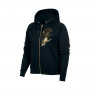 Sportswear Hoodie Full-Zip BB Shine Mujer Black-Metallic gold