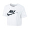 Nike Women Sportswear Essentials Crop Icon Futura Jersey