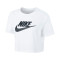 Nike Sportkleding Essential bijgesneden pictogram voor Dames Jersey