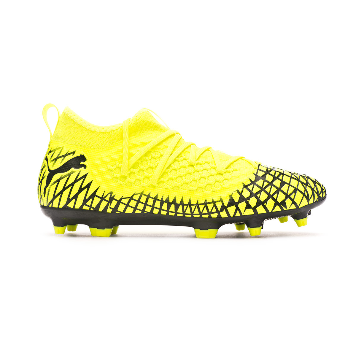 puma yellow football boots
