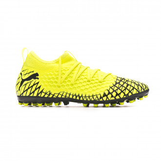Chuteira Puma Future 4.3 NETFIT MG Yellow alert-Puma black