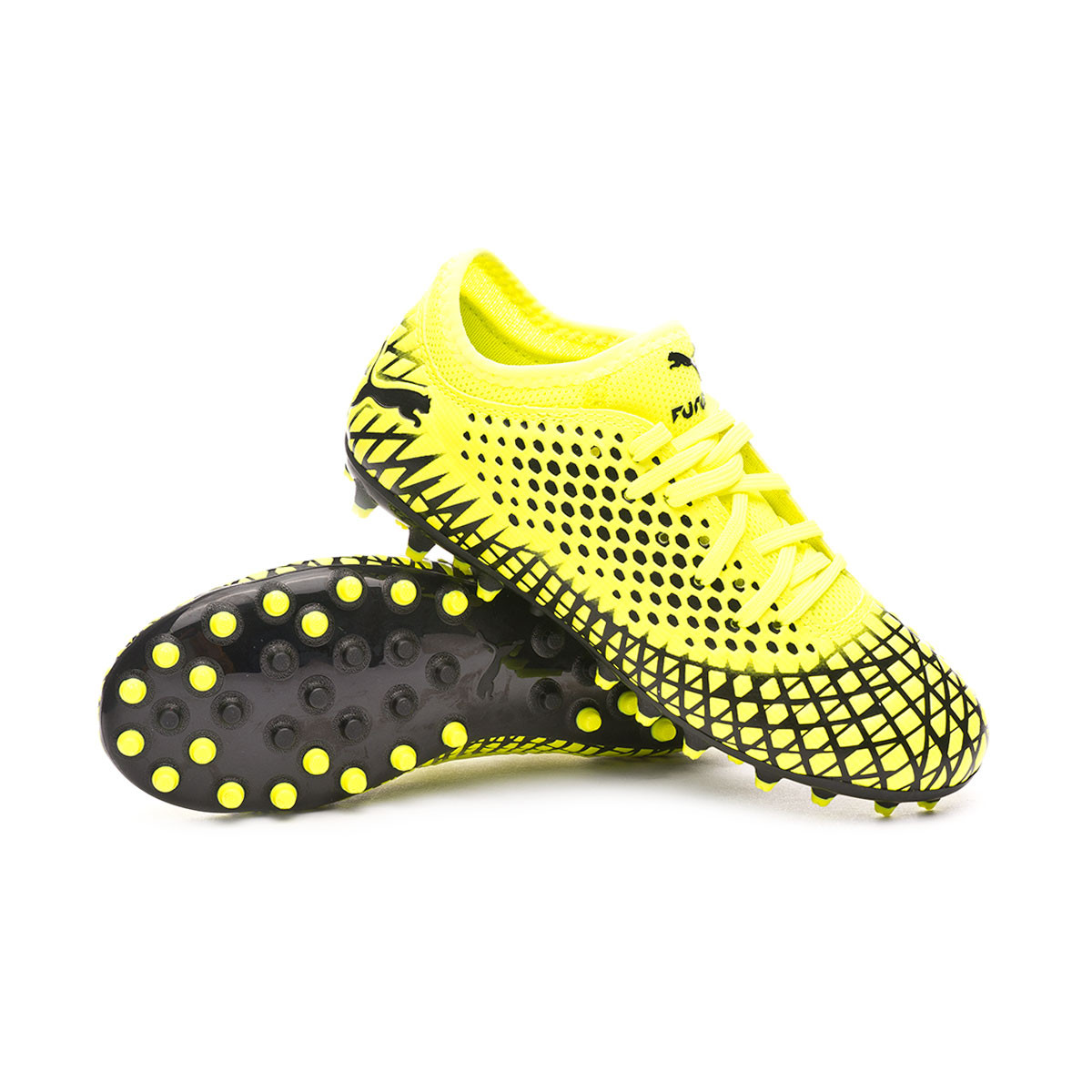 puma yellow football boots