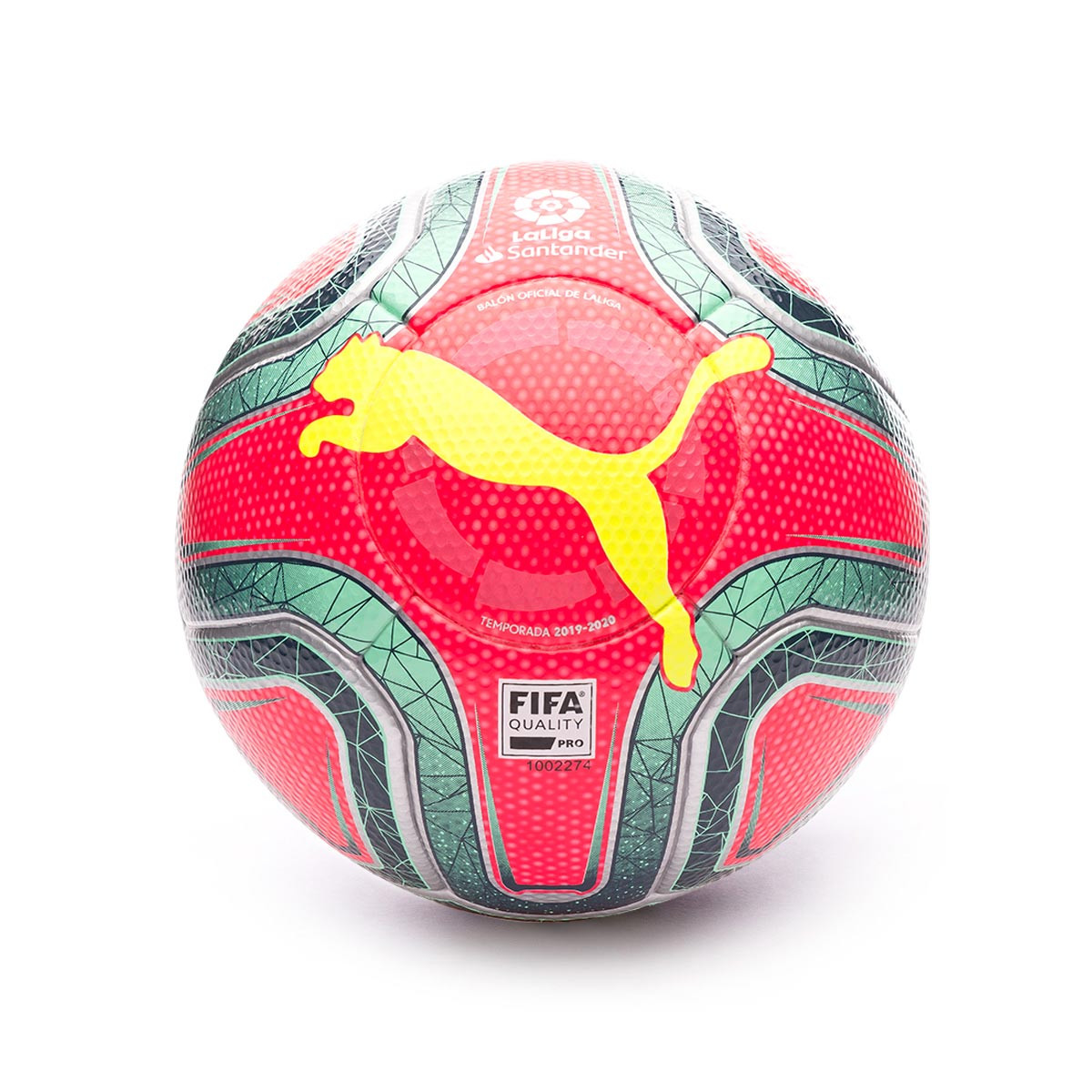 Ball Puma LaLiga Fifa Quality Pro 2019-2020 Pink alert-Yellow - Football  store Fútbol Emotion