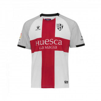 Camisola Kelme SD Huesca Equipamento Alternativo 2019-2020 Branco