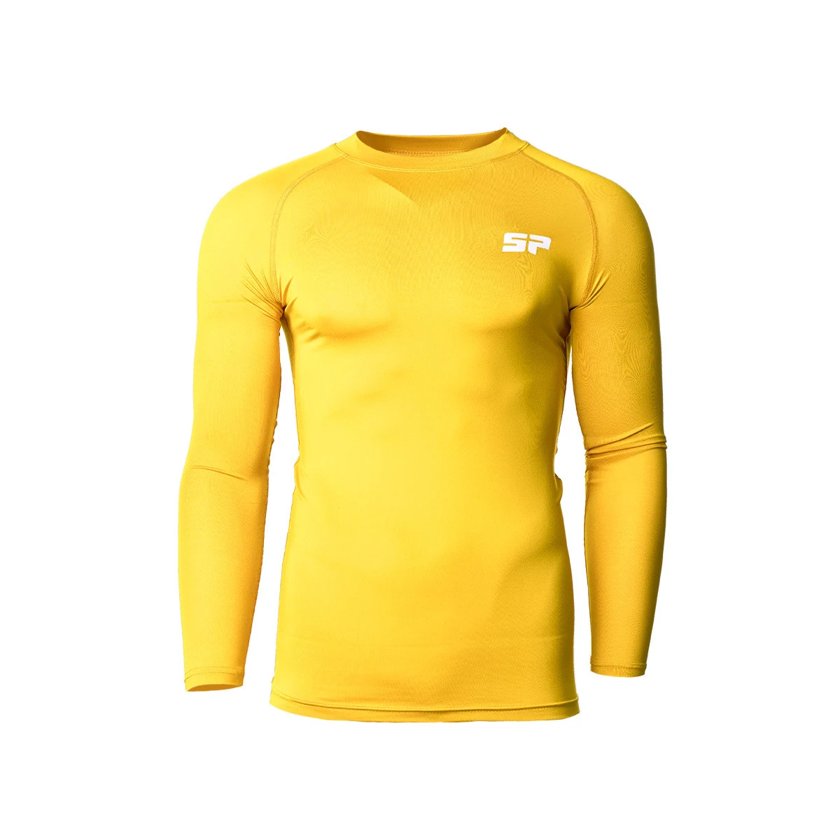 Camiseta básica de manga larga amarilla con logo Polo Club – Polo Club  Europe