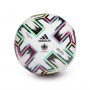 Balón Uniforia Training White-Black-Signal green-Bright cyan