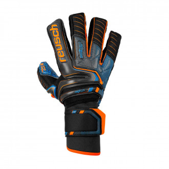 Luvas Reusch Attrakt G3 Fusion Ortho-Tec Goaliator black / shocking orange / deep blue
