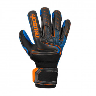 Luvas Reusch Attrakt G3 Fusion Evolution NC Ortho-Tec Guardian black / shocking orange / deep blue