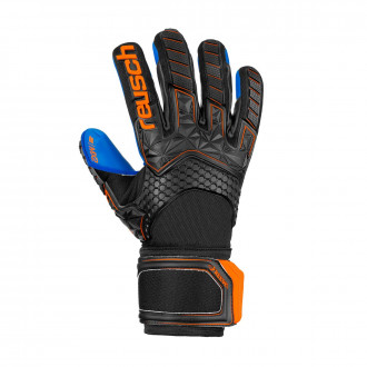 Luvas Reusch Attrakt Freegel MX2 black / shocking orange / deep blue