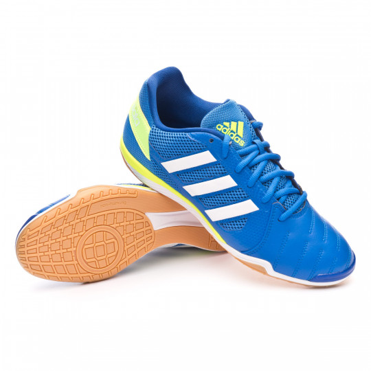 Chaussures futsal Tactico 22 indoor blanc bleu roi