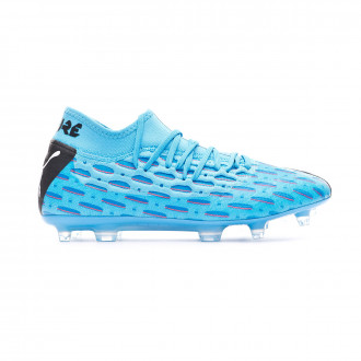 Chuteira Puma Future 5.2 NETFIT FG/AG Luminous Blue-Nrgy Blue-Puma Black-Pink Alert