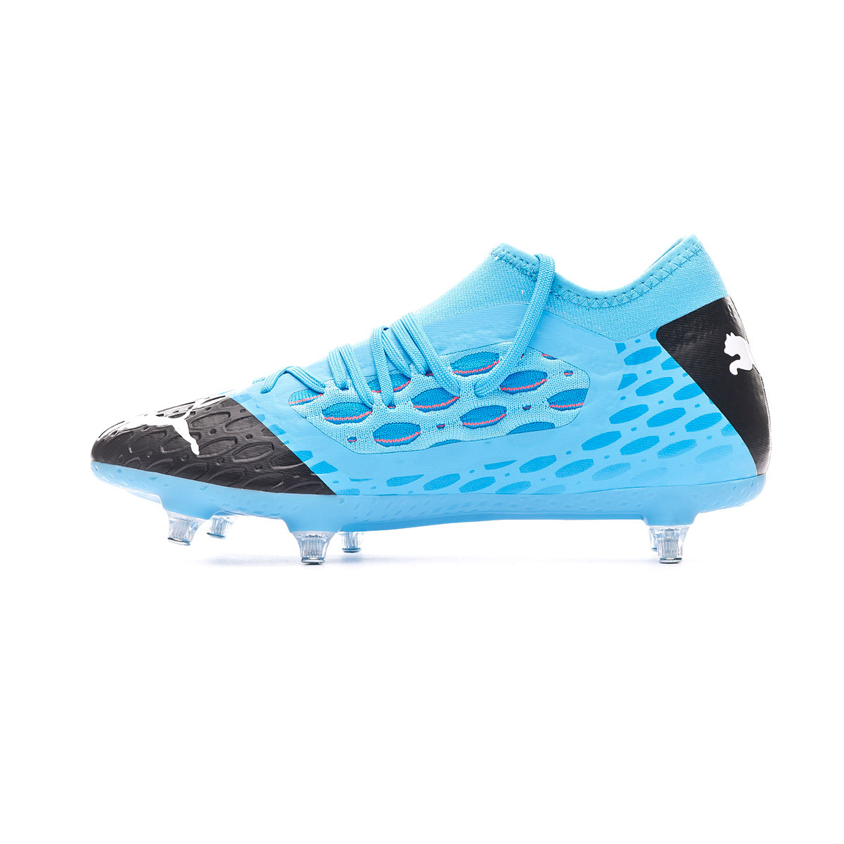 soccer shoes pink and blue