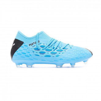 Chuteira Puma Future 5.3 NETFIT FG/AG Luminous Blue-Nrgy Blue-Puma Black-Pink Alert