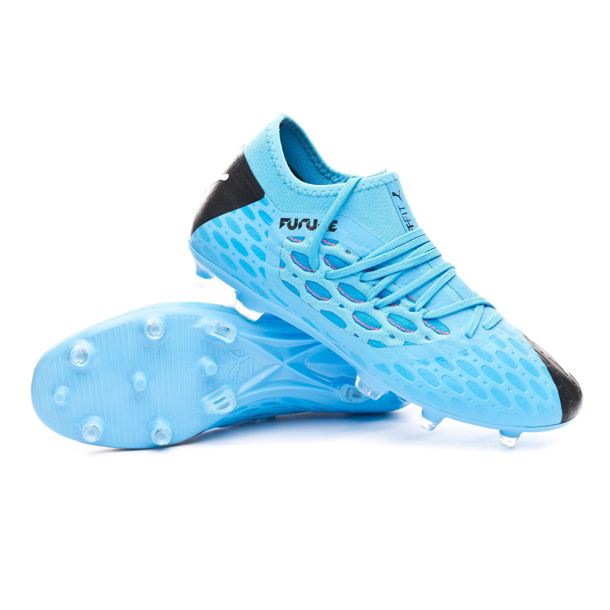 Bota de fútbol Puma Future 5.3 NETFIT FG/AG Luminous Blue-Nrgy Blue-Puma  Black-Pink Alert - Tienda de fútbol Fútbol Emotion