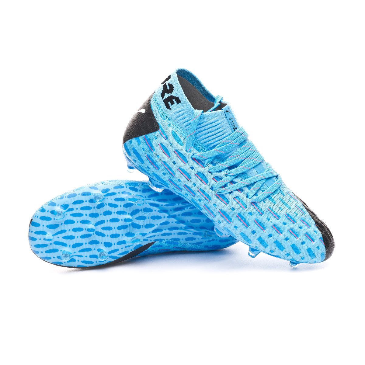 Football Boots Puma Future 5 1 Netfit Fg Ag Nino Luminous Blue Nrgy Blue Puma Black Pink Alert Futbol Emotion Football Boots Puma Future 5 1 Netfit Fg Ag Nino Luminous Blue Nrgy Blue Puma Black Pink Alert Futbol Emotion