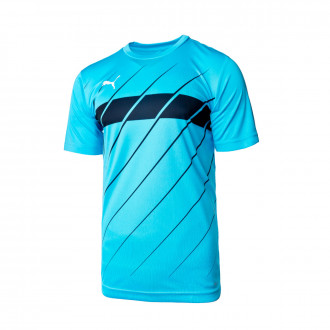 Camisola Puma ftblPLAY Graphic Shirt Luminous Blue-Puma Black