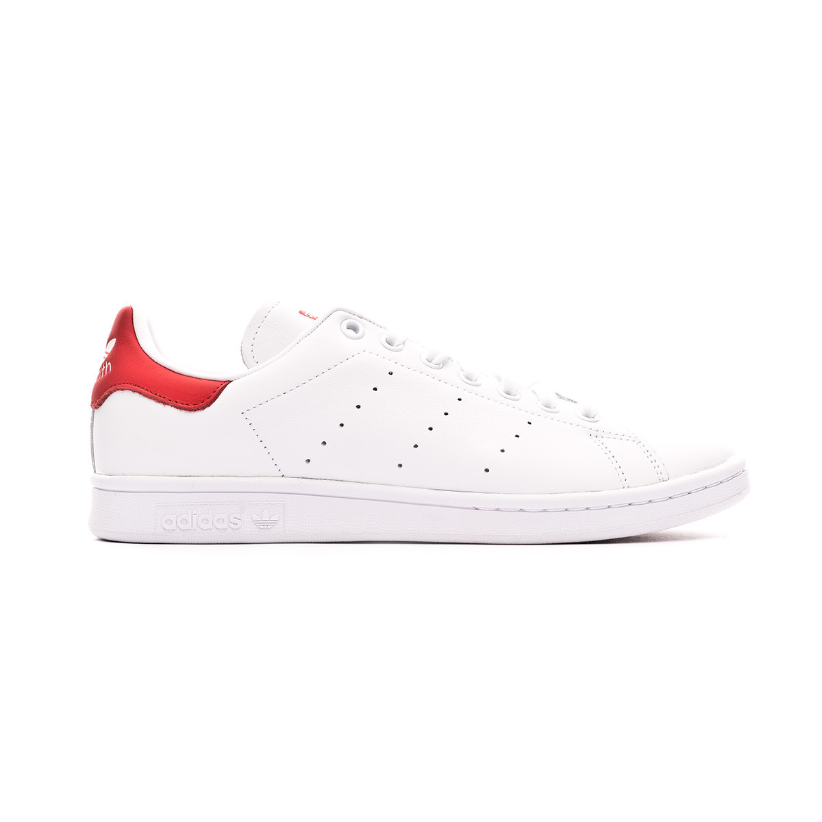 stan smith white red