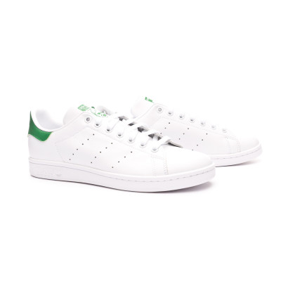 white and green stan smith