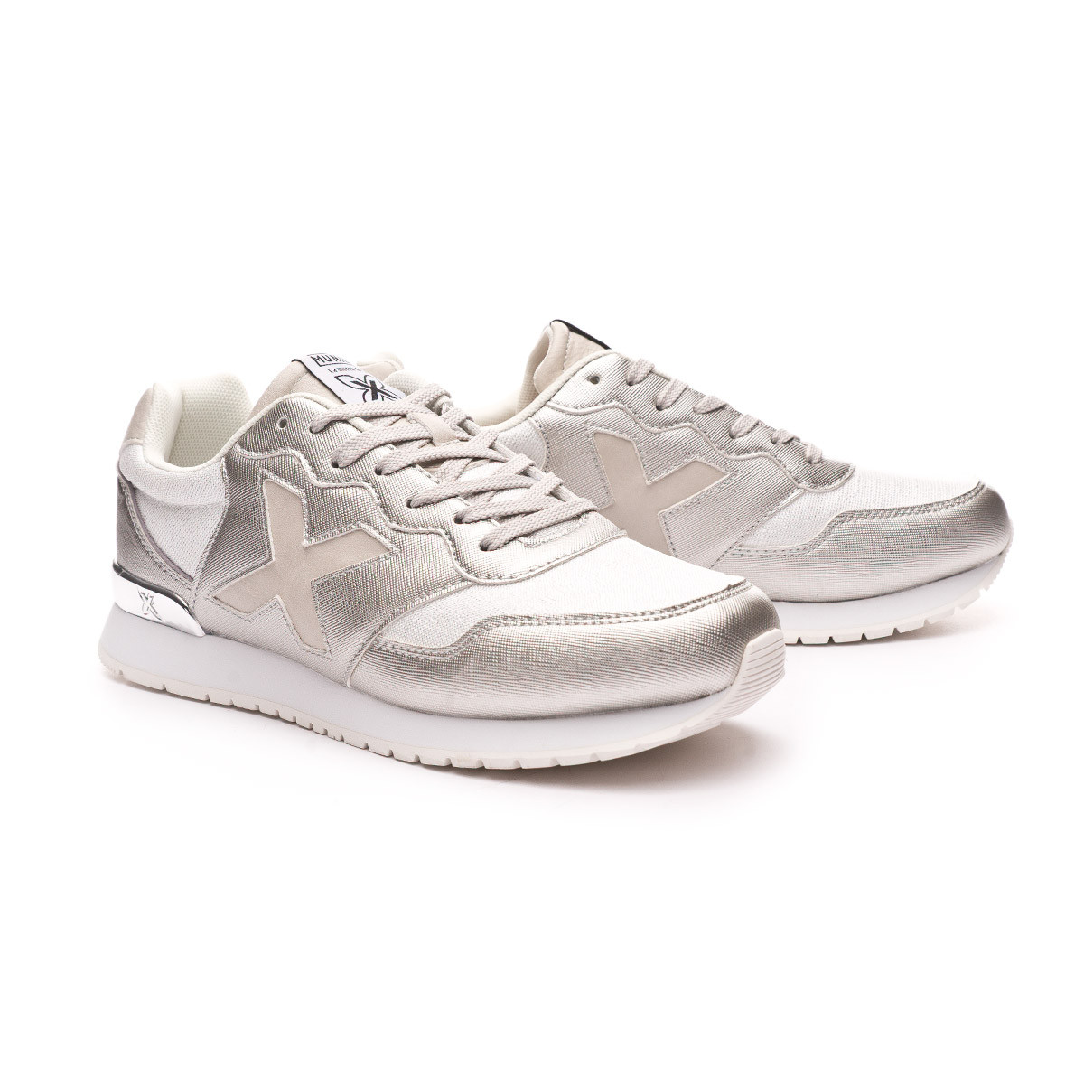 Zapatilla Munich Dash Premium Mujer Silver - Fútbol Emotion