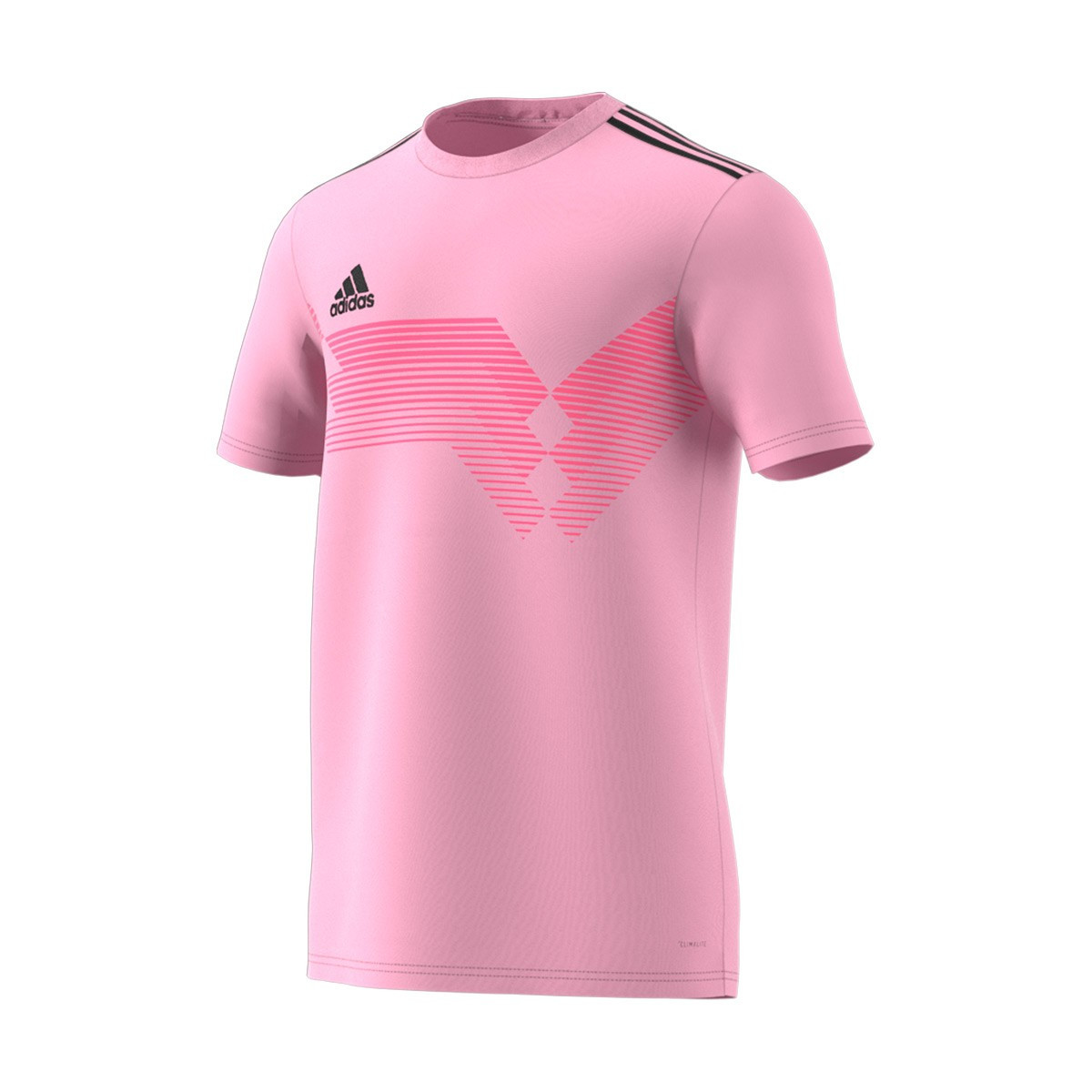pink and white adidas shirt