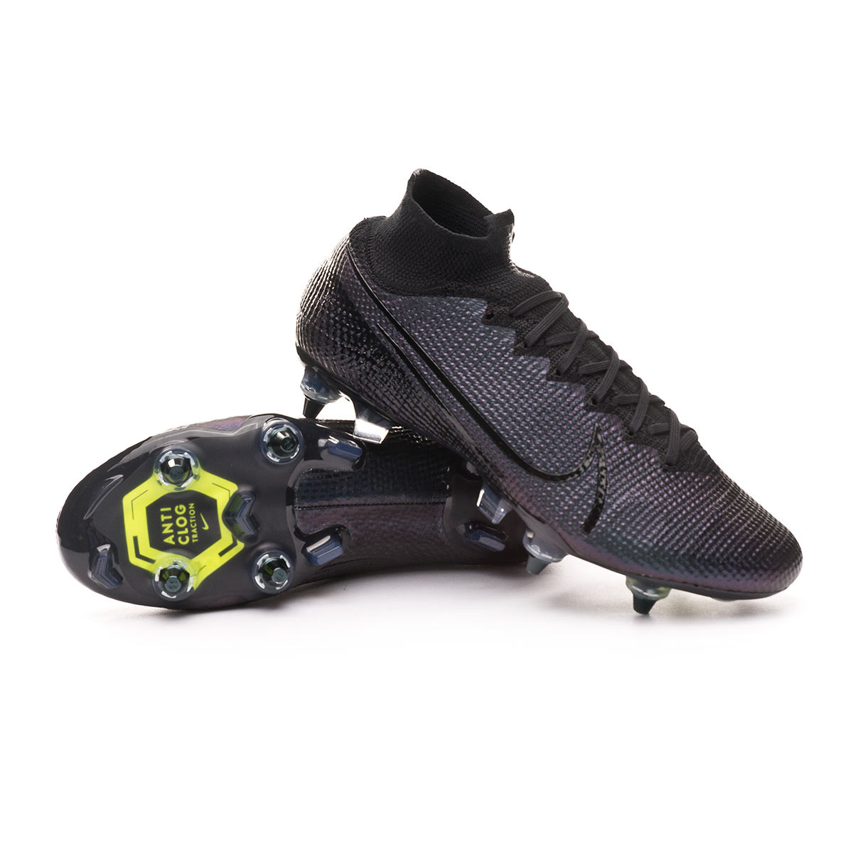 Scarpe Nike Mercurial Superfly VII Elite SG-PRO Anti-Clog Traction Black -  Negozio di calcio Fútbol Emotion