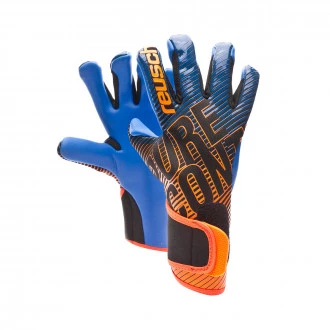 Guantes Pure ConTact 3 S1 Niño Black-Shocking Orange-Deep Blue