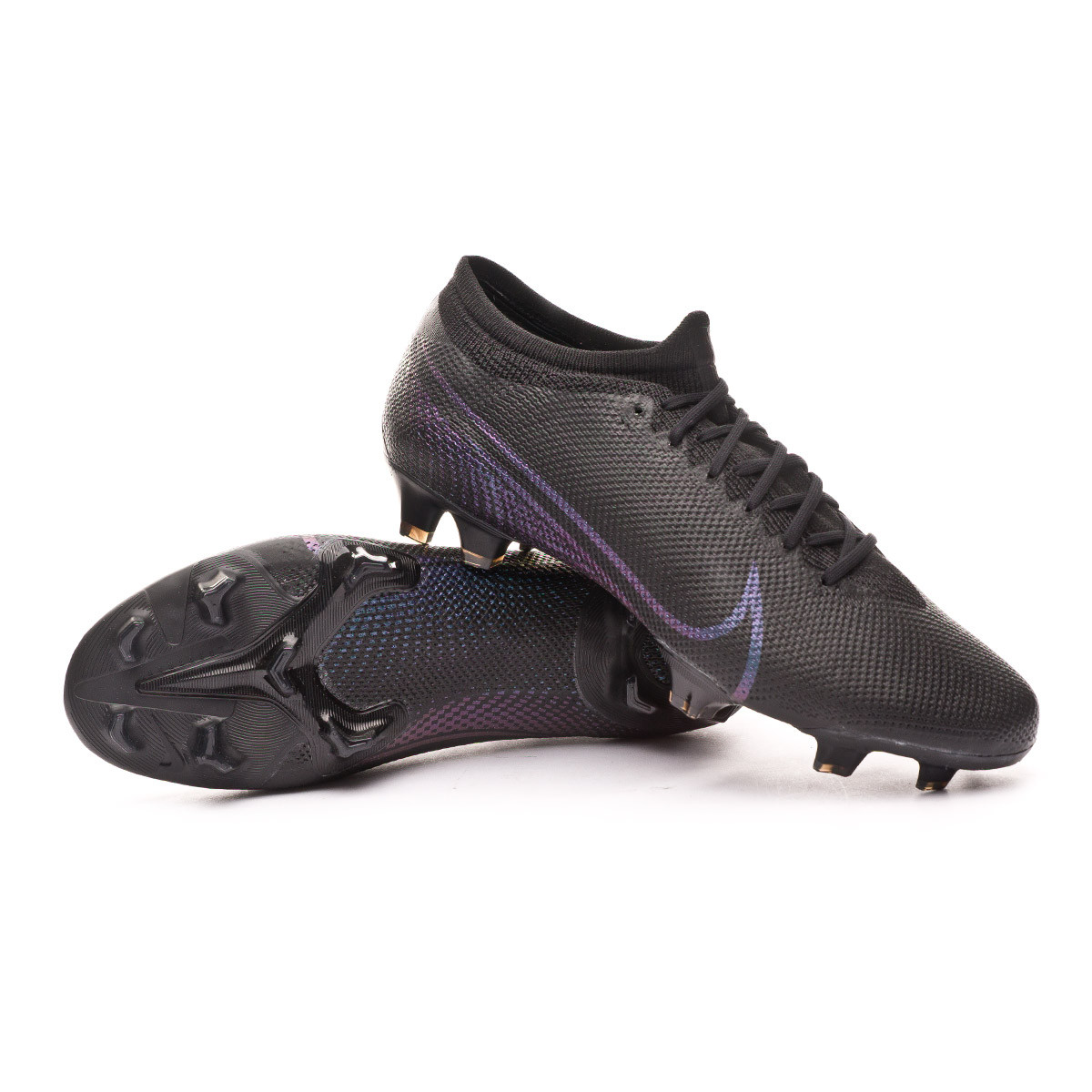 black mercurial football boots